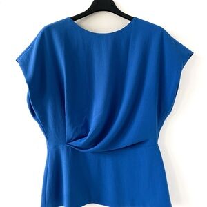 MM Lafleur Elegant Blue Blouse